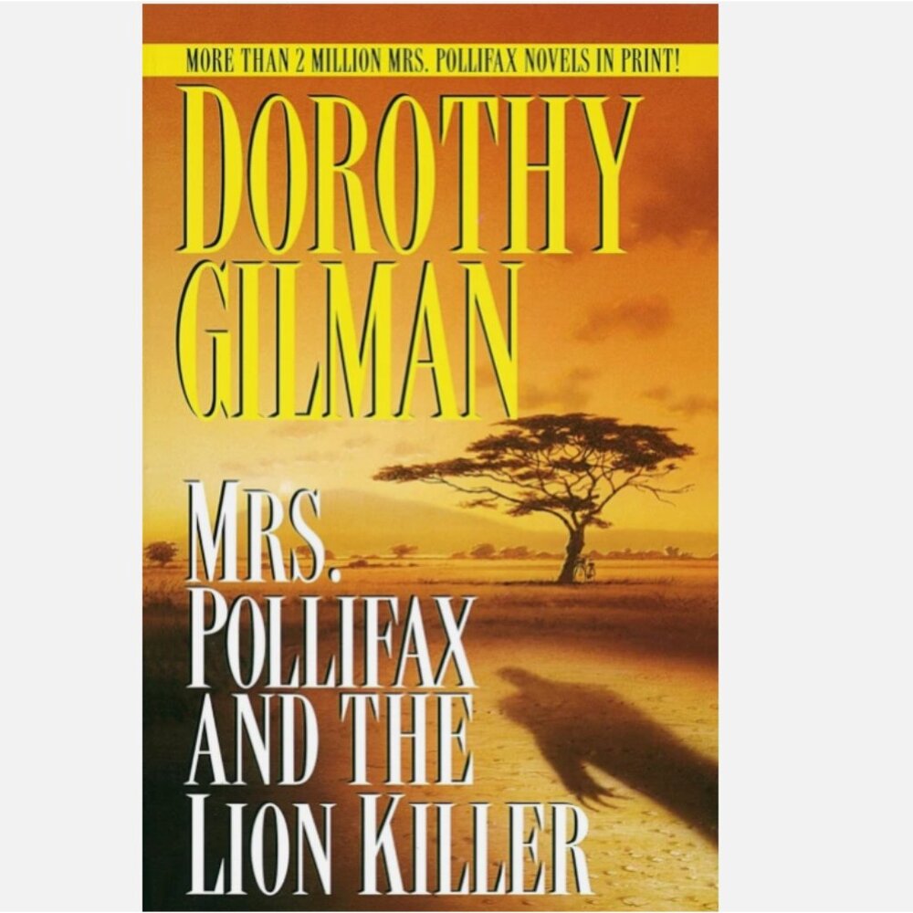 5/$15 Book Mrs Pollifax & Lion Killer 12 Dorothy Gilman Vintage Cozy Mystery